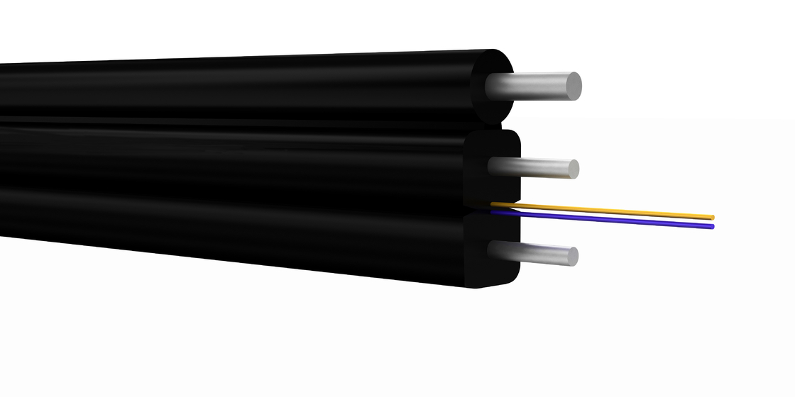空中用 FTTH 自立型光ファイバードロップケーブル 室内・室外用