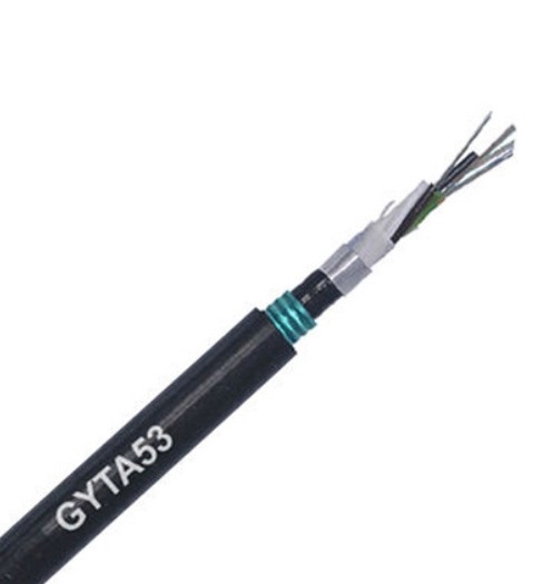 PBT ローズ・チューブと≥50dBのリターン・損失を持つ直接埋められた光ファイバーケーブル GYTA53