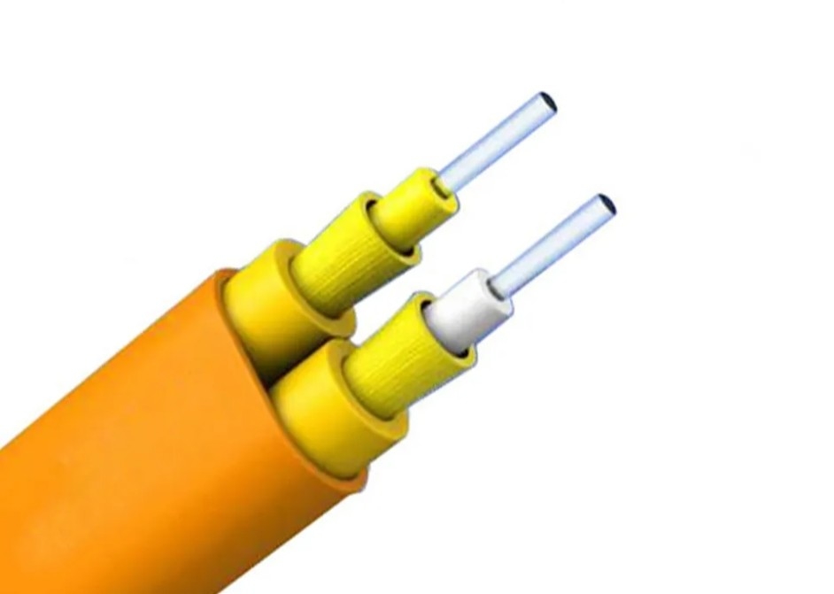 GJFJBV 室内用光ファイバーケーブル アラミド繊維の強度帯とPVC/LSZHの内側カバー材料