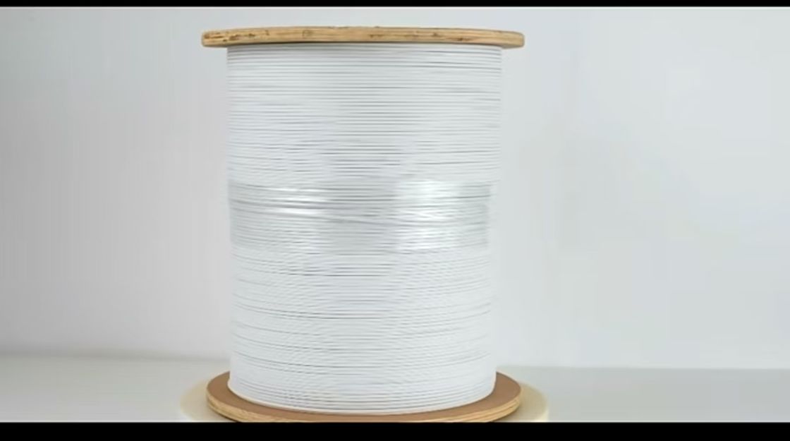 FTTXシステム配線用、LSZH外被と耐曲げ性ファイバーを備えた金属補強バタフライ光ケーブル