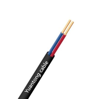 Bvvb 10mm シールドまたはシールドのないPVCシート 平行銅コア電源ケーブル 電気銅線