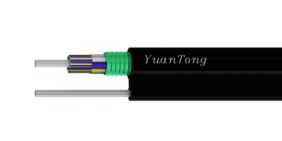 自動支える空中ケーブル FTTX FTTH FTTR GYTC8S 6-144f 光ファイバーケーブル